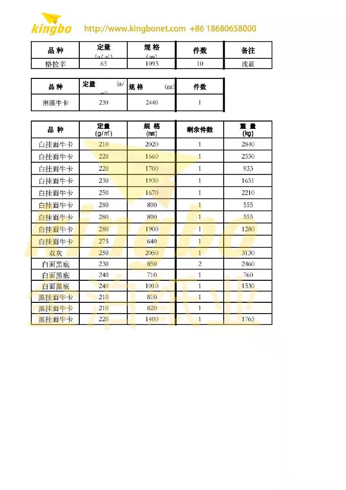 新闻纸多少克